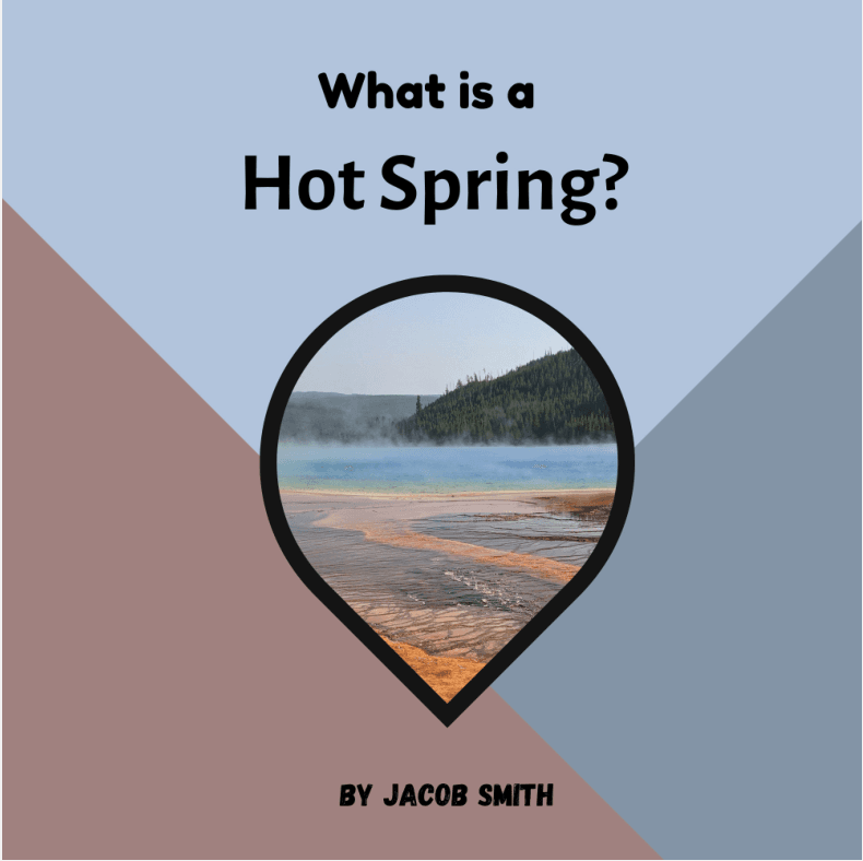 The Cover of a book "What is a Hot Spring?"